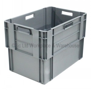 Standard Euro Box 60cm Solid Sides & Base 80 Litre